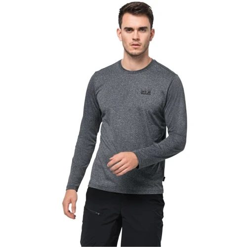 Термолонгслив Jack Wolfskin Sky Thermal LS T M 1808681_6230 50 (L) темно-сірий: Склад поліестер