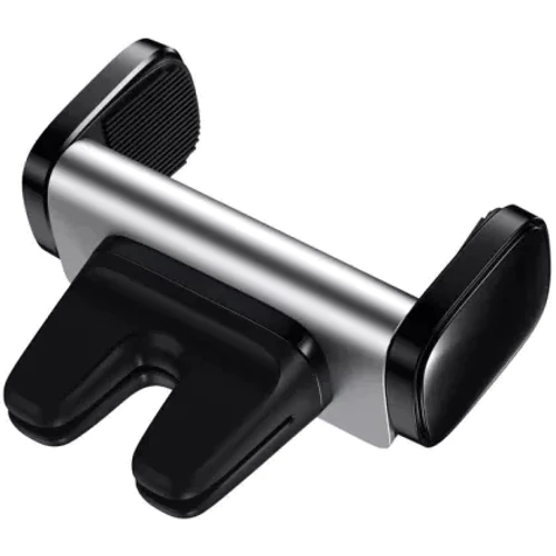 Держатель Baseus Car Holder Air Vent Steel Cannon Silver (SUGP-0S): Совместимость универсальный, Apple
