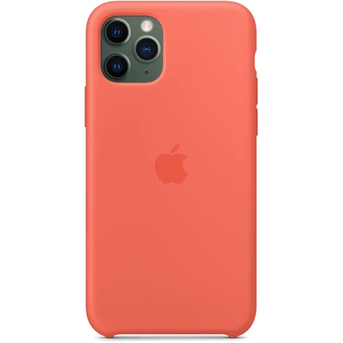 Чехол для iPhone Apple Silicone Case Clementine (Orange) (MWYQ2) for iPhone 11 Pro: Материалы силикон