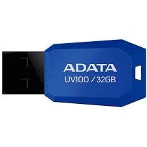 USB-флешка ADATA 32GB UV100 USB 2.0 Blue (AUV100-32G-RBL): Стандарт USB USB 2.0
