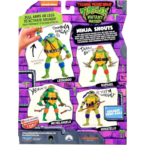Игровая фигурка TMNT Мovie III серии Черепашки-Ниндзя – Микеланджело (83353): Тип Персонаж мультфильма, фильма