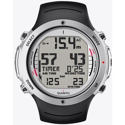 Смарт-часы Suunto D6i Elastomere Watch (SS018402000): Материал корпуса нержавеющая сталь