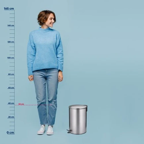 Відро для сміття з педаллю KELA Mats сріблястий 12 л (10643)