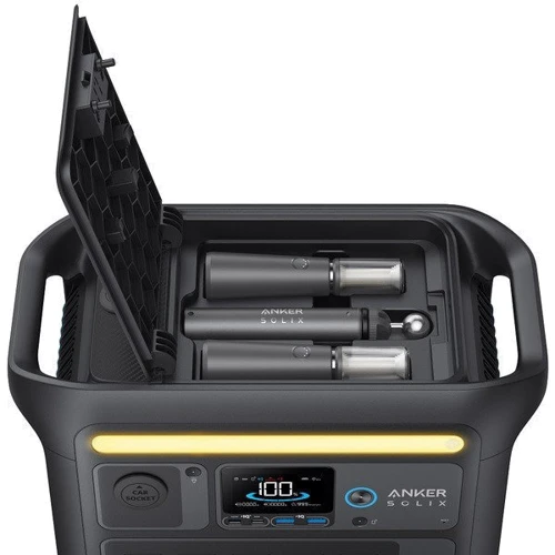 Зарядная станция Anker Solix C800X 768Wh 1200W (A1755) UA: Количество USB 4