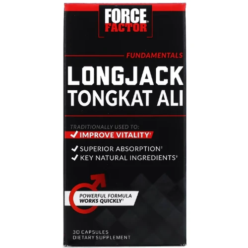 

Force Factor Longjack Tongkat Ali Тонгкат Али еврикома длиннолистная 500 мг 30 капсул