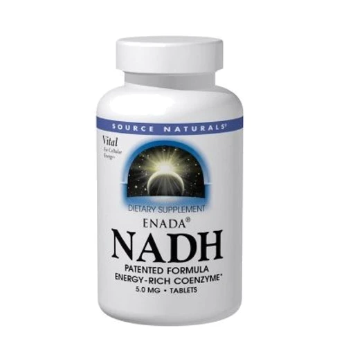 Source Naturals ENADA NADH 5.0 mg 30 Tabs Никотинамидадениндинуклеотид