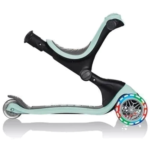 Самокат детский 5 в 1 Globber GO UP Deluxe Lights мятный (646-206): Конструкция рамы складная