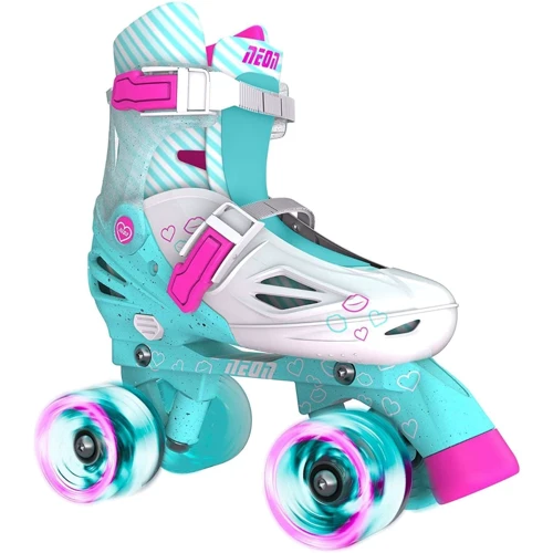 Роликовые коньки NEON Combo 2в1, размер 34-37, бирюзовый (NT10T4)