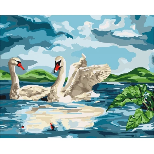 Картина по номерам Идейка Возле озера 40x50 (KHO4147)