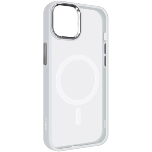 Чехол для iPhone ArmorStandart Unit MagSafe Case Matte Clear/Silver for iPhone 15 (ARM69348)