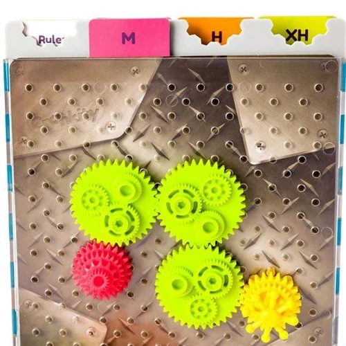 Головоломка Разноцветные шестерёнки FatBrainToys Crankity (F140ML)