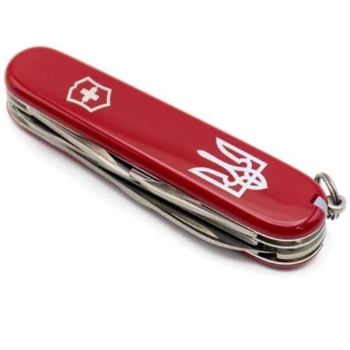 Мультитул Victorinox Climber Ukraine 91мм/14функцій/червоний /Трезубець білий (1.3703_T0010u): Вага, г 82