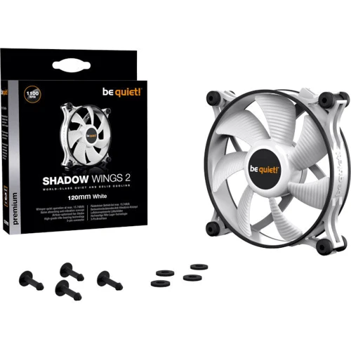 Кулер be quiet! Shadow Wings 2 120mm White (BL088): Роз'єм 3pin