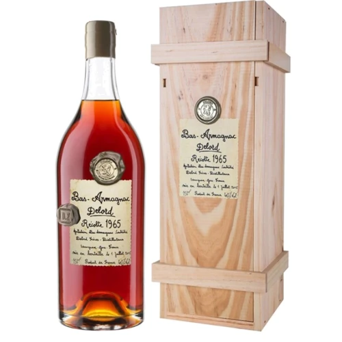 Арманьяк Delord Bas-Armagnac 1965 gift box 40 % 0.7 л (WHS3324113719657)