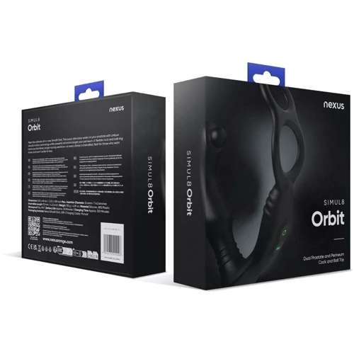 Стимулятор простаты Nexus SIMUL8 Orbit Edition с эрекционным кольцом
