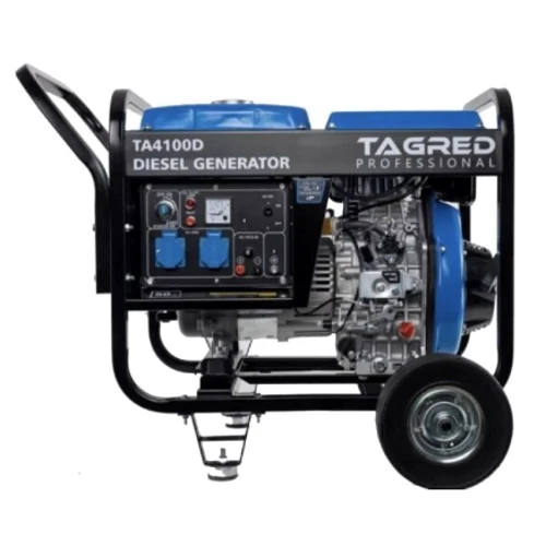 Генератор TAGRED TA4100D 3.6/4.1 КВТ: Тип двигуна 4-х тактный (одноцилиндровый)