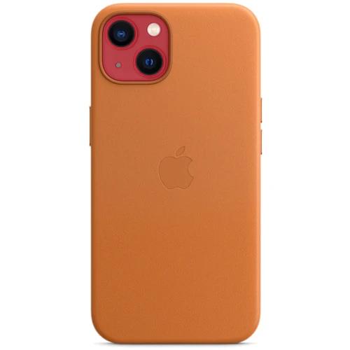 Чехол для iPhone Apple for iPhone 13 Leather Case with MagSafe Golden Brown (MM103): Тип аксессуара чехол