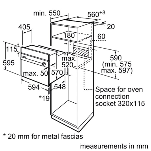 Духова шафа електрична Bosch HBJ558YW3Q: Конвекція есть