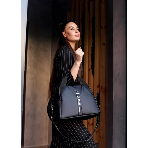 Женская спортивная сумка Sambag Vogue BZT черная (90108001e): Тип Спортивные сумки