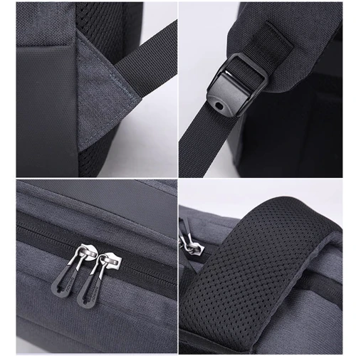 Сумка для ноутбуков Aoking 15.6" Backpack Grey (1sn86123-d.grey): Материал текстиль