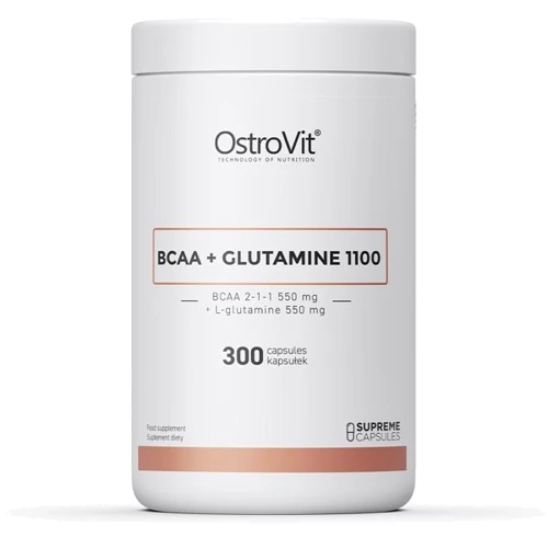 Аминокислота для спорта OstroVit BCAA + Glutamine 300 capsules