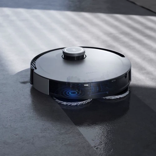 Робот-пилосос Ecovacs DEEBOT OZMO X1 OMNI Black (DEX11): Додатково Удаленное управление, Умный, Регулировка мощности, На 2 этажа, Мощный, Для уборки шерсти, Для малень