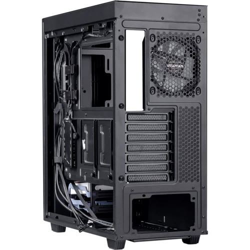 Корпус Prologix E122 Black: Материал передней панели пластик и металл
