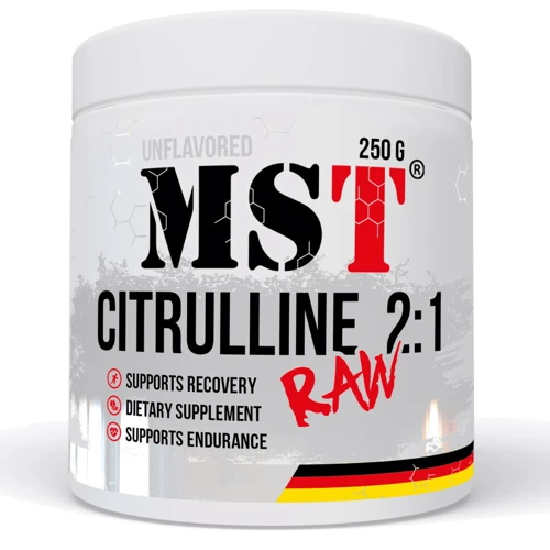 Аминокислота для спорта MST Citrulline 2:1 Raw 250 g /62 servings/ Unflavored