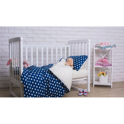 Постельное белье для новорожденных Royal Dream (Сердца) 80х190; 90х190