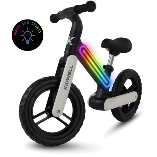 Біговел Kidwell SUNO Black/White з підсвічуванням (Hnrt_4900): Колір Черно-белый