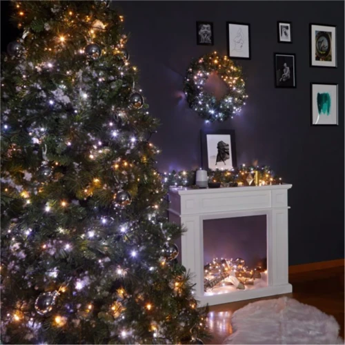Гирлянда Smart LED Twinkly Pro Strings RGB 250 двойная линия AWG22 IP65 черный: Применение для дома