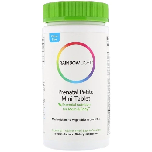 Rainbow Light Prenatal Petite 180 Mini-Tabs Мультивитамины для беременных