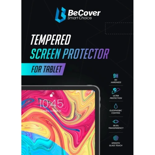 Аксесуар для планшетних ПК BeCover Tempered Glass Clear для Chuwi HiPad Air 10.3" (708801): Колір прозрачный