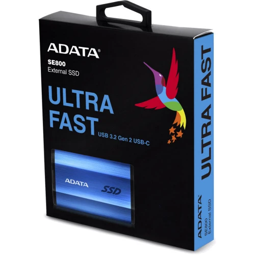 ADATA SE800 512 GB Blue (ASE800-512GU32G2-CBL): Интерфейс подключения USB 3.2 (Type-C)