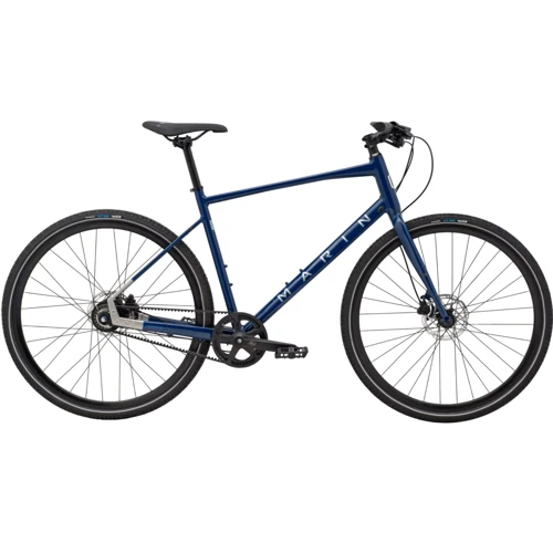 Велосипед Marin Presidio 3 28" рама - XL 2024 Gloss Navy/Dark Silver/Silver Cyan (SKE-91-07)