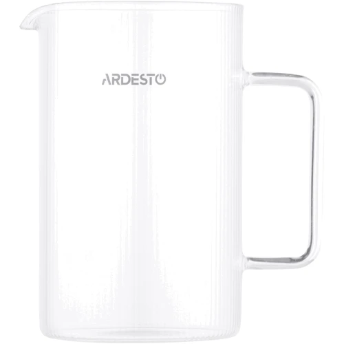 Френч-пресс Ardesto Midori Боросиликатное стекло бамбук Прозрачный 800 мл (AR1009WL): Материал Стекло, Бамбук