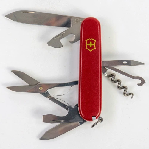 Мультитул Victorinox CLIMBER MAT красный матовый лак с желт. лого (Vx13703_M0008p) фото 7
