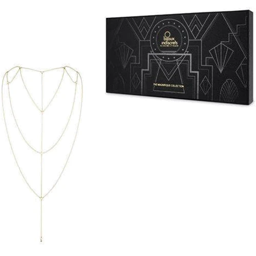 Украшение для спины и декольте Bijoux Indiscrets Magnifique Back and Cleavage Chain - Gold