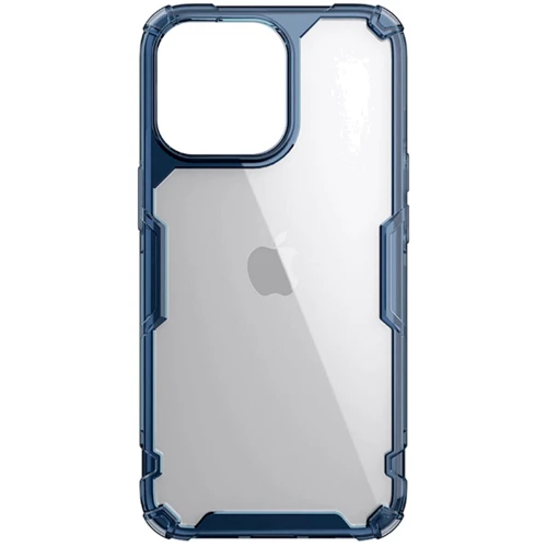 Чехол для iPhone Nillkin Nature Pro Series Blue/Clear for iPhone 16 Pro: Цвет синий