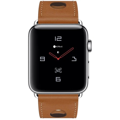 Аксесуар для Watch COTEetCI W15 Fashion Leather Brown (WH5221-KR) for Apple Watch 42/44/45/49mm фото 4