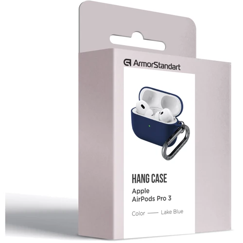 Чехол ArmorStandart Hang Case Lake Blue for Apple AirPods Pro 3 (ARM88273)