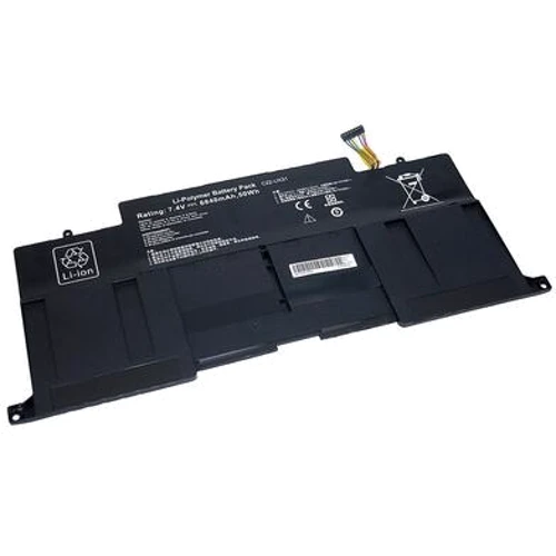 Батарея для ноутбука Asus C22-UX31 UX31-2S2P 7.4V Black 6840mAh OEM (65065)