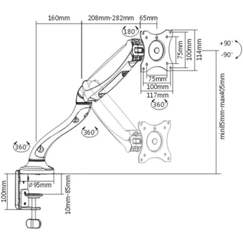 Кронштейн для ТВ iTech MBSG-02F