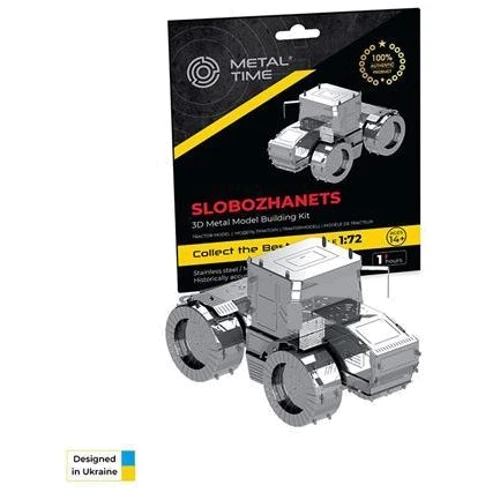 Коллекционная модель-конструктор Metal Time Tractor Slobozhanets трактор ХТЗ (MT074) фото 11