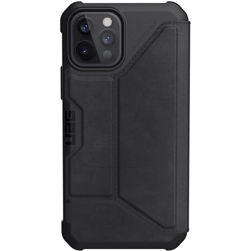 Чехол для iPhone Urban Armor Gear UAG Metropolis Leather Black (112356118340) for iPhone 12/iPhone 12 Pro: Материалы кожа