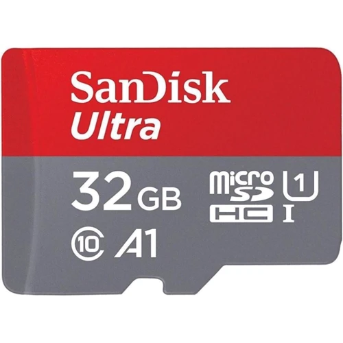 Карта памяти SanDisk 32GB microSDHC Class 10 UHS-I U1 A1 Ultra + adapter (SDSQUAR-032G-GN6MA): Тип карты microSDHC