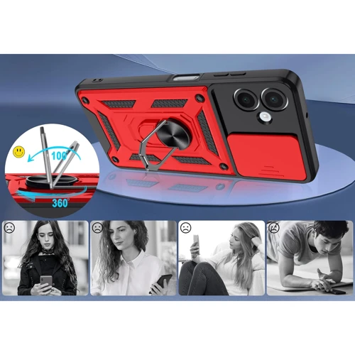 Чехол для телефонов BeCover Military Red for Samsung A065 Galaxy A06 (713068): Тип накладка на заднюю часть