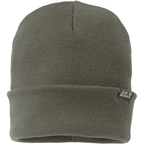 Шапка Jack Wolfskin Rib Hat оливковая (1903891_4550)