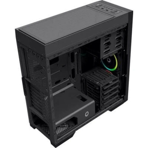 Корпус GameMax M905S Titan Silent: Материал передней панели пластик