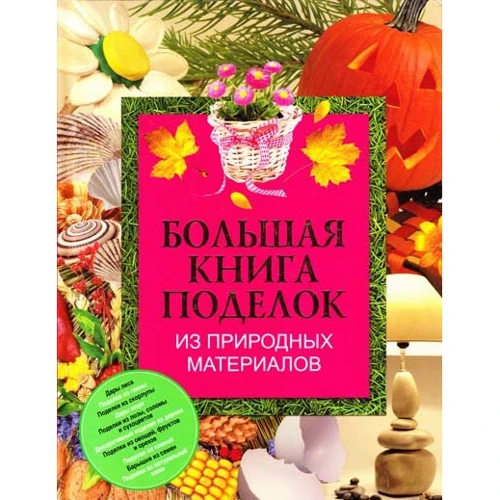 Большая книга поделок из природных материалов